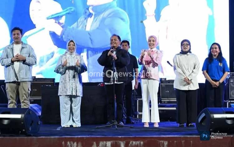 Bupati Kobar Dampingi Gubernur Kalteng Hadiri Acara Semarak Hari Kemenangan