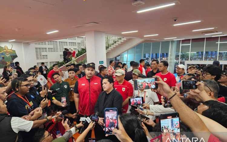 Erick Thohir Bersyukur Posisi Indonesia di Peringkat FIFA Naik ke-123