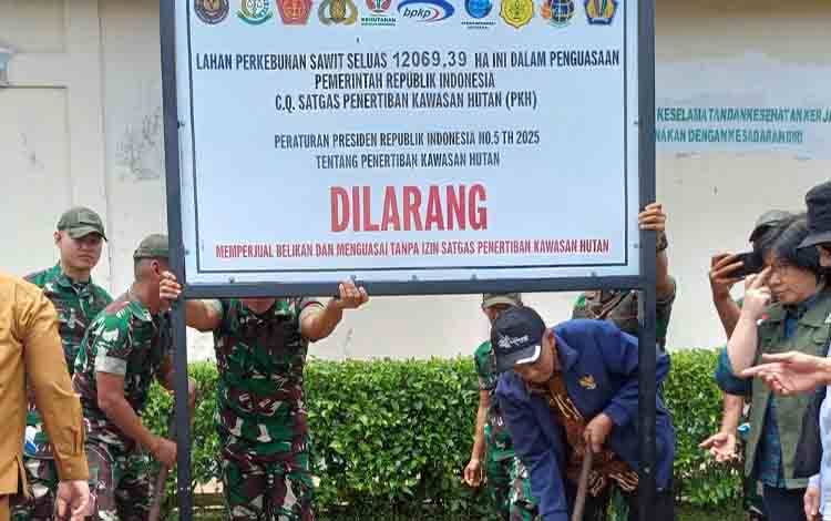 Satgas PKH di Kotim Diingatkan Tidak Tebang Pilih terhadap PBS yang Melanggar