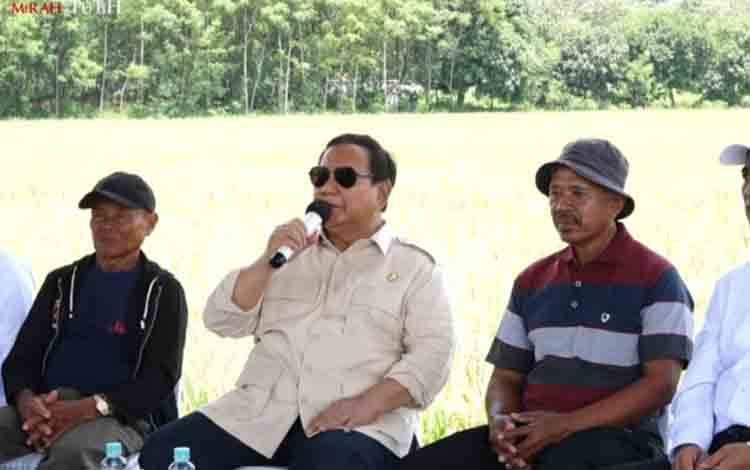 Prabowo Optimistis RI Lumbung Pangan Dunia