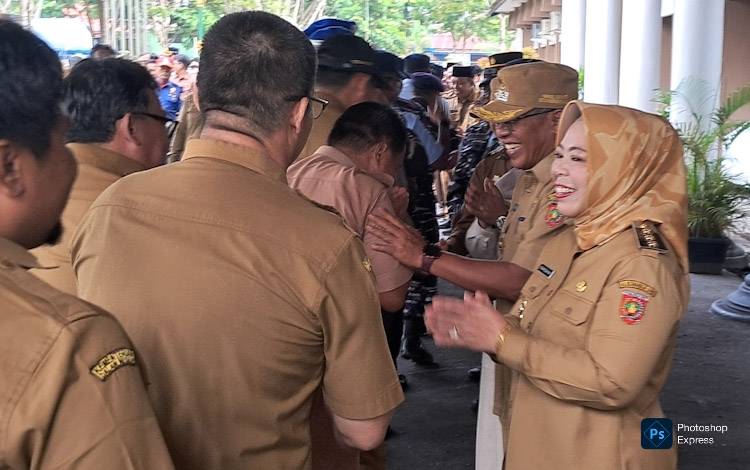 ASN Pemkab Kobar, TNI dan POLRI Gelar Apel Gabungan Usai Cuti Bersama Idul Fitri 2025