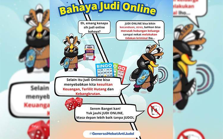 BI Kalteng Gencarkan Edukasi Bahaya Judi Online
