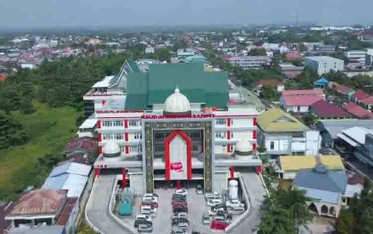 RSUD dr Murjani Sampit nampak dari depan. (FOTO: IST)