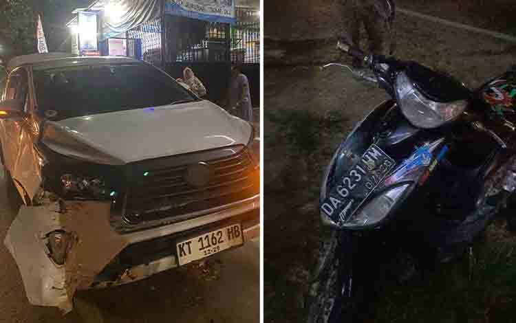 Tabrakan Motor dan Mobil Travel di Tamiang Layang, Suami Istri Luka Parah, Anak Luka Ringan
