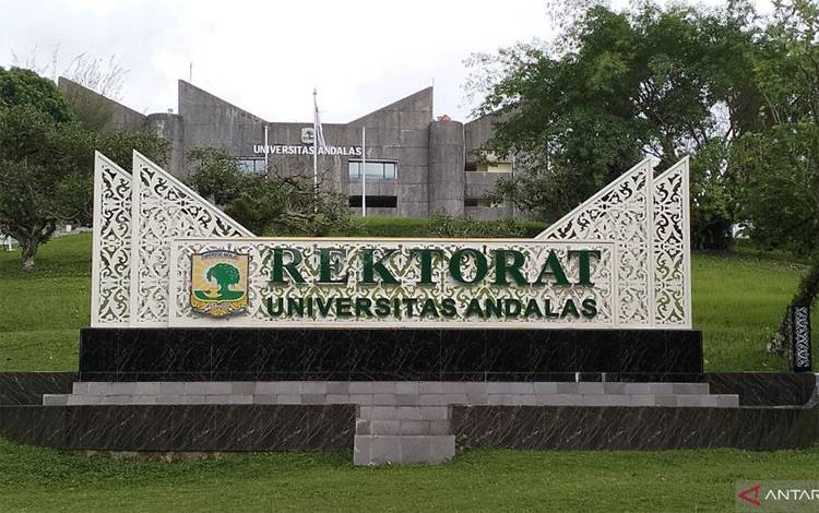 Gedung Rektorat Universitas Andalas di Provinsi Sumatera Barat (Sumbar). ANTARA/Muhammad Zulfikar