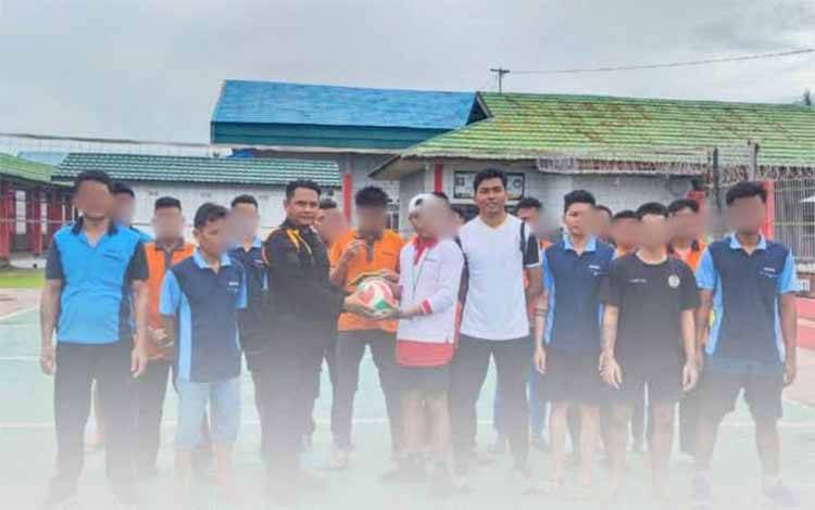 Rutan Kapuas Gelar Lomba Voli Antar WBP