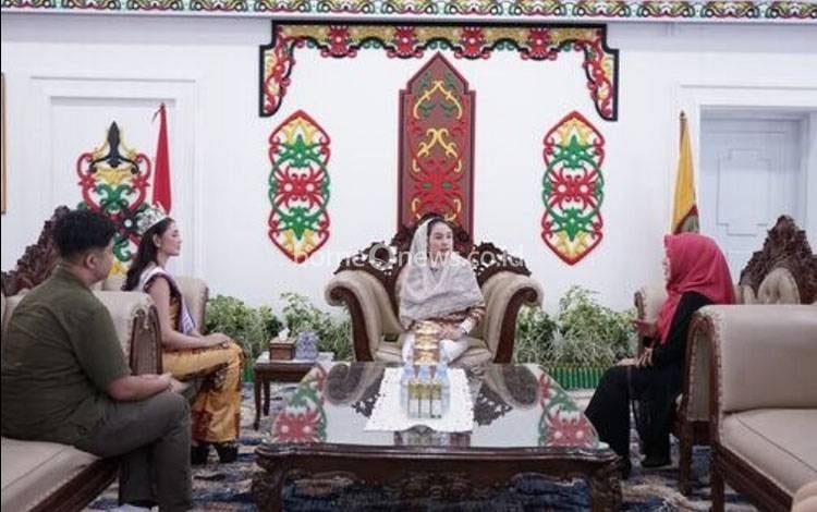 Ketua TP-PKK Kalteng Beri Semangat untuk Puteri Indonesia Kalimantan Tengah