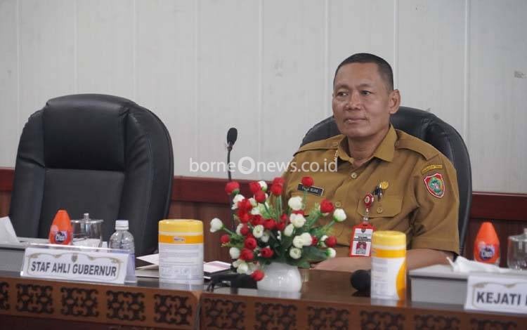 Yuas Elko Wakili Kalteng dalam Rakor Pengendalian Inflasi dan Sosialisasi Sekolah Garuda