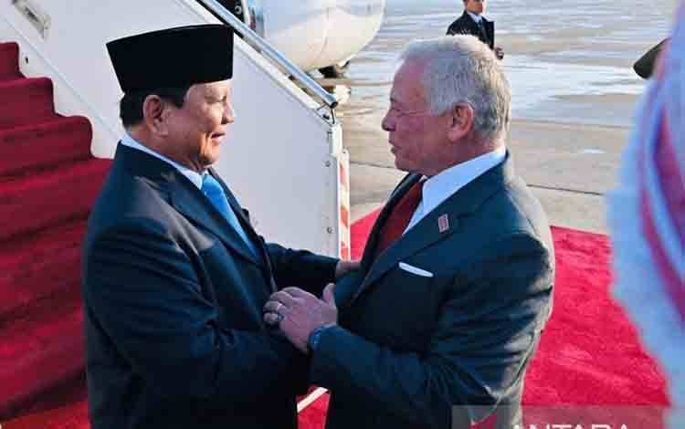 Raja Yordania Kenang Bersahabat dengan Prabowo Sejak Prajurit Muda