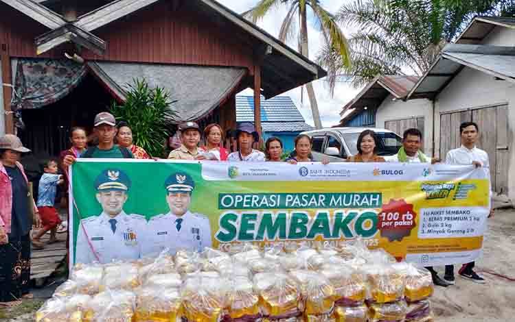Pemko Palangka Raya Gelar Operasi Pasar Murah Antisipasi Lonjakan Harga Pasca Lebaran
