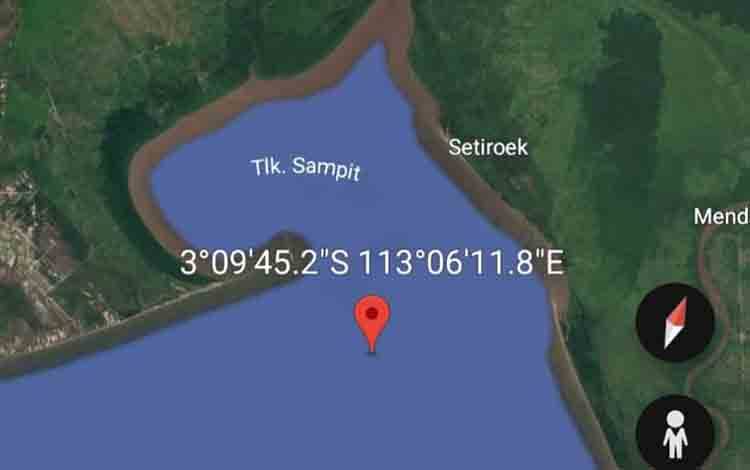 Seorang Pria Hilang setelah Loncat dari Kapal di Muara Teluk Sampit