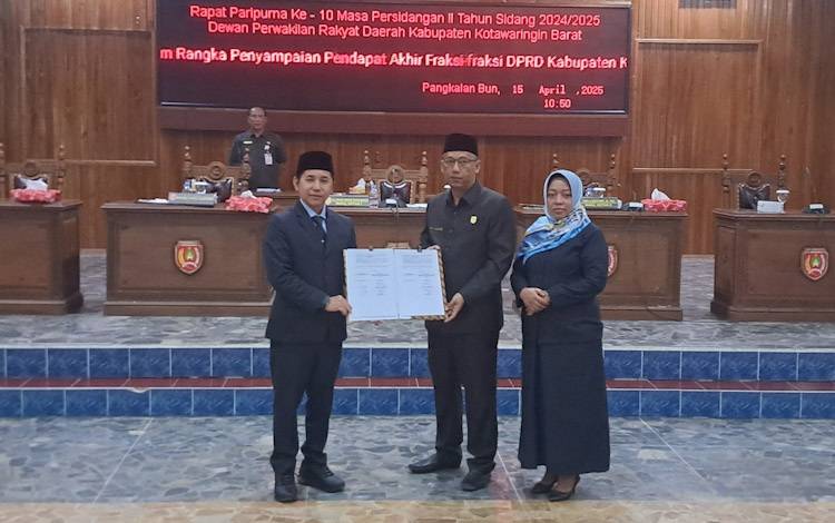 DPRD Kobar Setujui 2 Raperda dan Satunya Pencabutan Perda Penegakan Prokes Covid-19