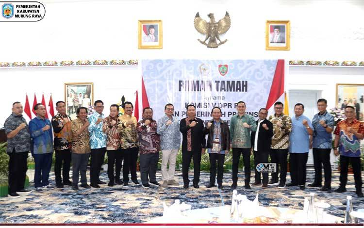 Sinergi Pusat dan Daerah: Bupati Murung Raya Hadiri Pertemuan dengan Komisi V DPR RI di Palangka Raya