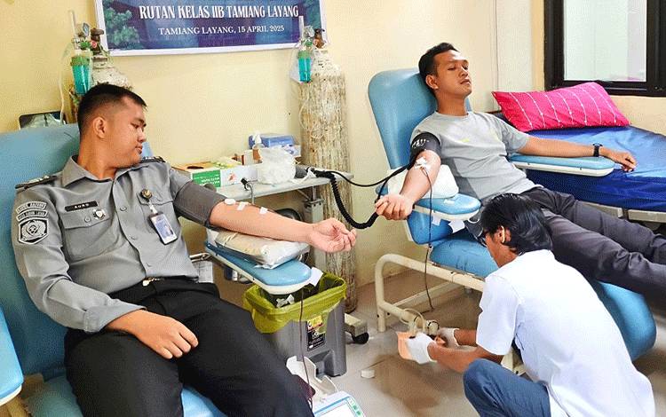Peringati HBP ke-61, Rutan Tamiang Layang Gelar Donor Darah untuk Kemanusiaan