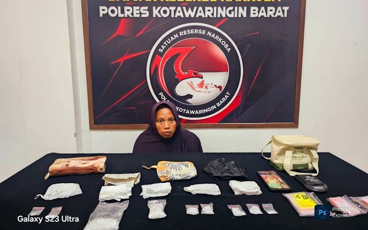 Ketahuan Jual Sabu, IRT Asal Kumai Ditangkap Polisi