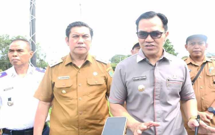 Pemkab Pulang Pisau Tata Kawasan Bundaran Belah Menjadi Ikon Baru