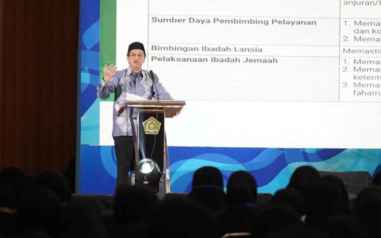 Itjen Kemenag Ajak Petugas Haji Tingkatkan Indeks Kepuasan Jamaah