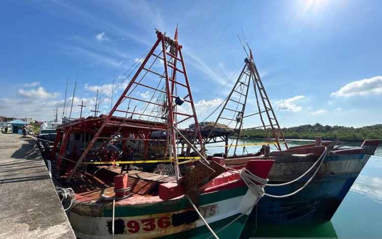KKP Tangkap Dua Kapal Ikan Vietnam Beroperasi di Natuna Utara