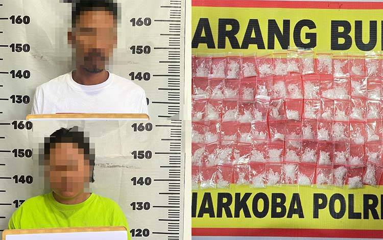 Polres Kapuas Tangkap Pasutri Miliki Ratusan Paket Sabu