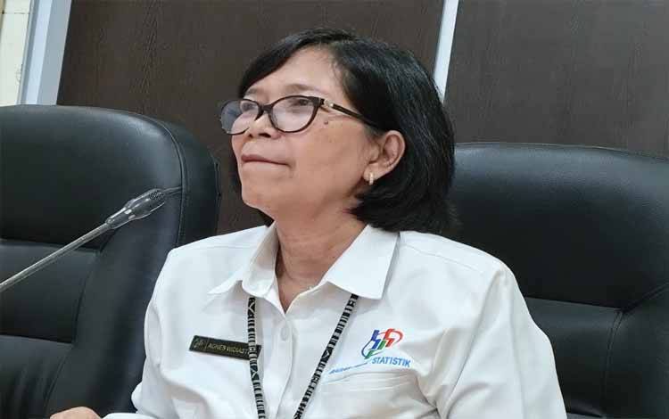 Kepala Badan Pusat Statistik atau BPS Provinsi Kalimantan Tengah, Agnes Widiastuti.(FOTO: TESTI PRISCILLA)