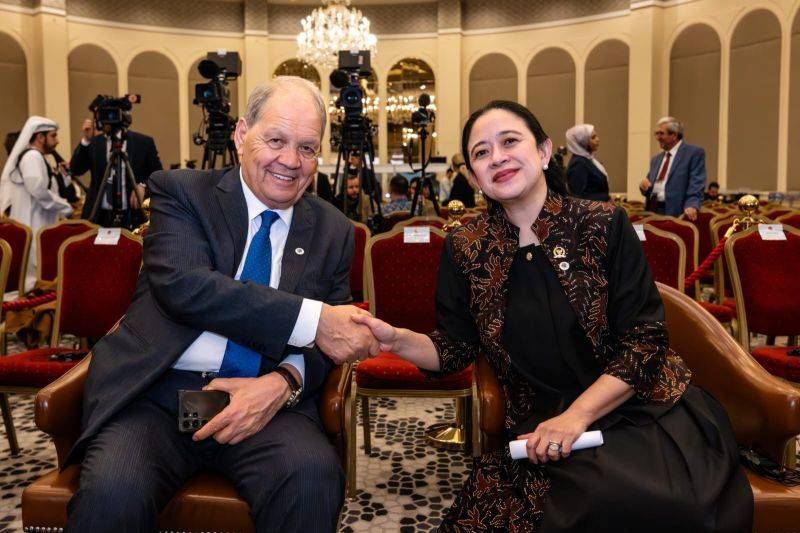 Puan kepada Ketua Parlemen Palestina: Dukungan RI tak Pernah Surut