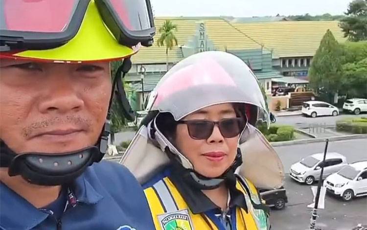 Gloriana Aden Sosok Kartini Tangguh di Disdamkar Palangka Raya
