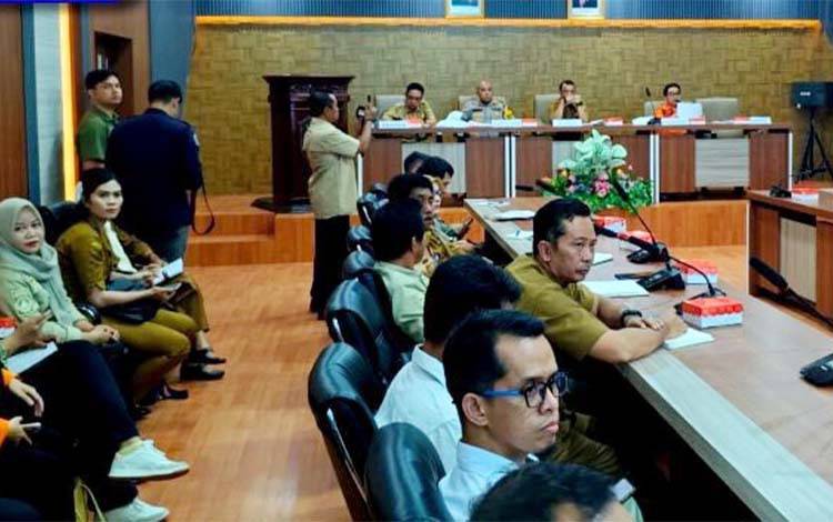 Pemkab Barito Utara Rakor Penanganan Dampak Banjir