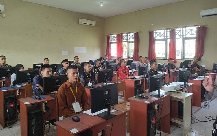 1.174 Peserta Ikuti Tes Psikologi Seleksi Penerimaan Polri di Palangka Raya