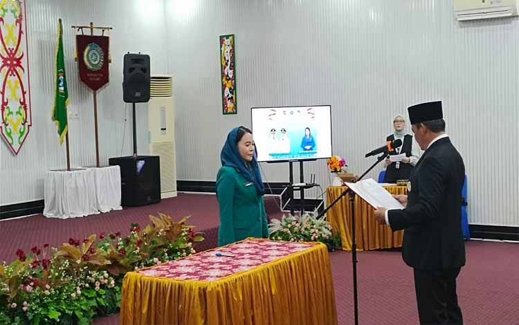 Bupati Kukuhkan Ketua Tim Penggerak PKK Seruyan