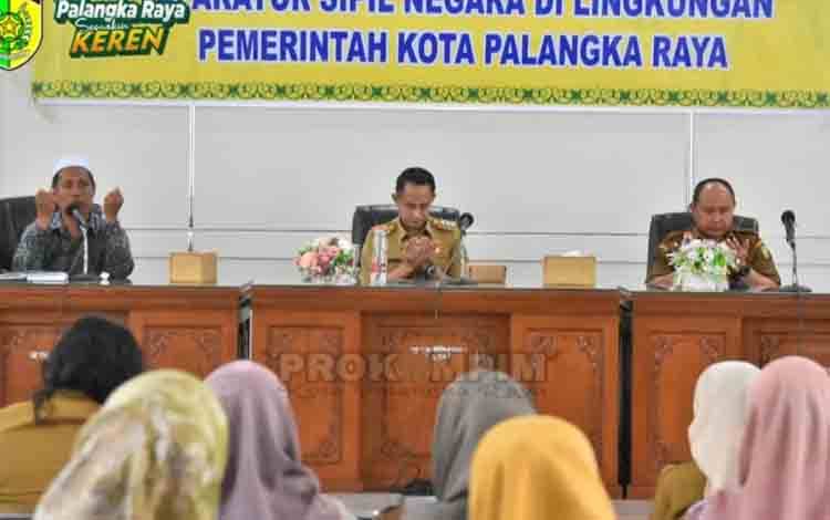 Wali Kota Palangka Raya Ingatkan ASN Pentingnya Penguatan Iman untuk Jaga Integritas