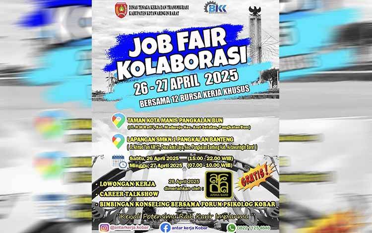 Job Fair Kolaborasi di Kobar Sediakan 800 Lowongan Kerja, Perusahaan Perkebunan hingga Retail