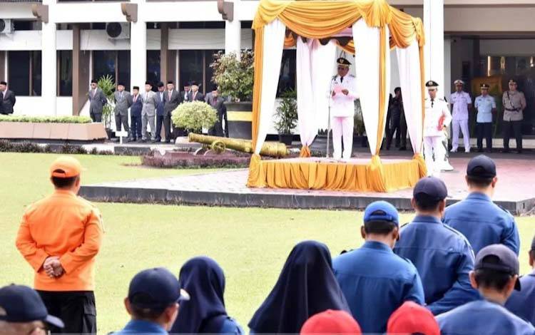 Pemkab Kobar Gelar Upacara Peringatan Hari OTDA