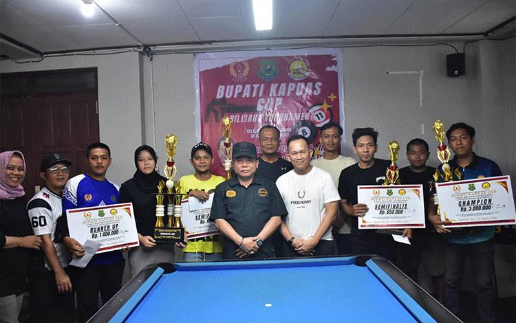 Bupati Cup Billiard Tournament Meriahkan Hari Jadi Kapuas Resmi Ditutup
