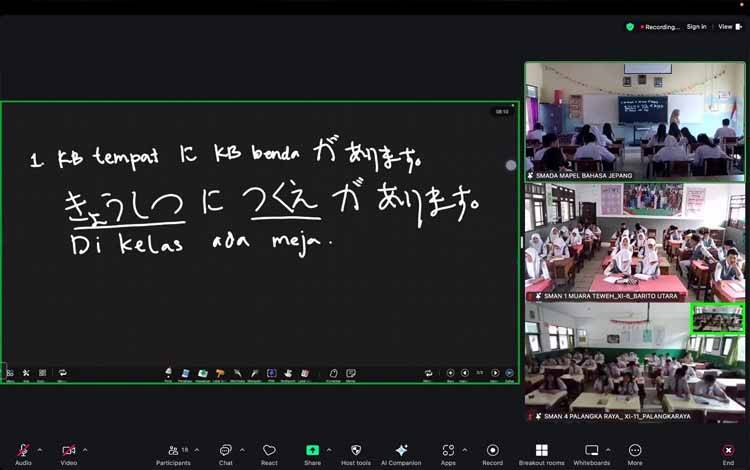 Disdik Kalteng Uji Coba Pembelajaran Hybrid Berbasis TV Interaktif