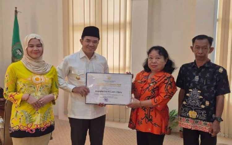 Pemkab Pulang Pisau Raih Penghargaan ke 8 Kali Pelayanan Berbasis HAM