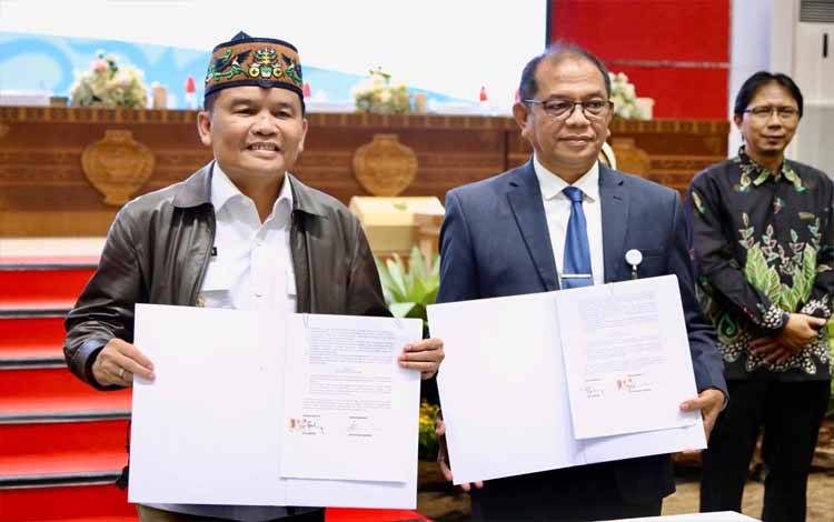 Gubernur Kalteng dan Rektor UPR Teken PKS Hibah Dana Peningkatan Pendidikan Kedokteran