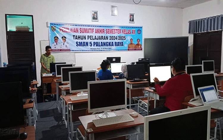 Penilaian Sumatif SMAN 5 Palangka Raya Berakhir dengan Sukses