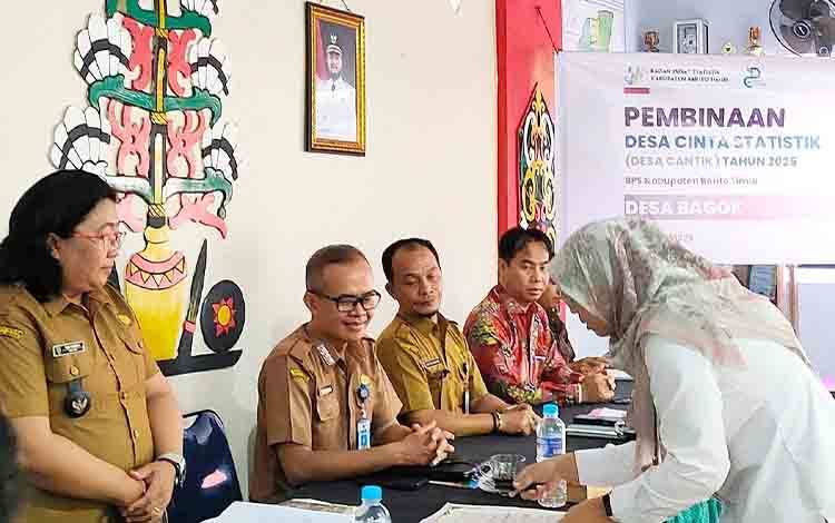 BPS Barito Timur Canangkan Bagok Sebagai Desa Cinta Statistik
