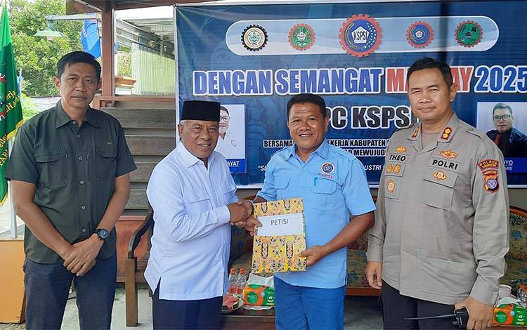 May Day 2025, KSPSI Kobar Sampaikan Petisi Tuntut Kesejahteraan Buruh