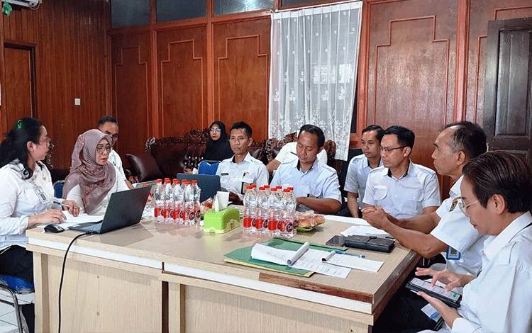 Dispursip Kalteng Lakukan Monev Pembangunan Zona Integritas