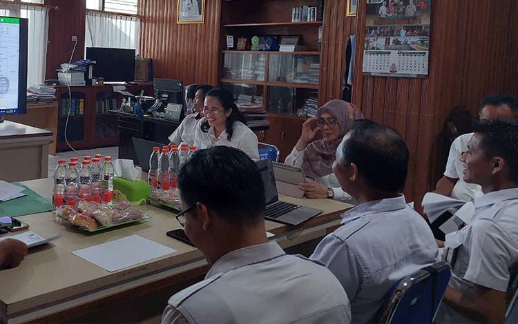 Dispursip Kalteng Dapat Pendampingan Inspektorat Bangun Zona Integritas