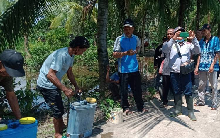 Pengendalian Swadaya jadi Langkah Antisipasi Serangan Tungro di Wargo Mulyo