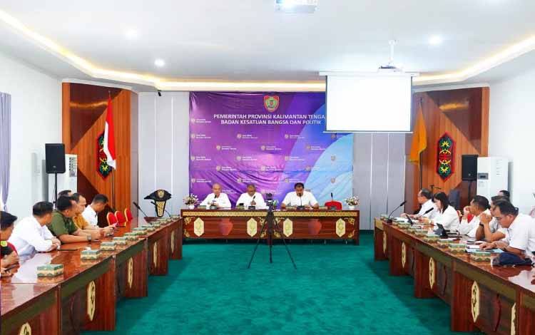 Rapat Tim Kewaspadaan Dini Kalteng Soroti Ormas dan Ketimpangan Sosial