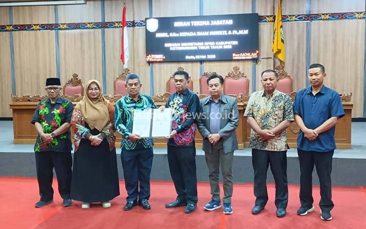 Wabup Kotim: Sertijab Sekretaris DPRD Momentum Tingkatkan Kinerja Lembaga Legislatif
