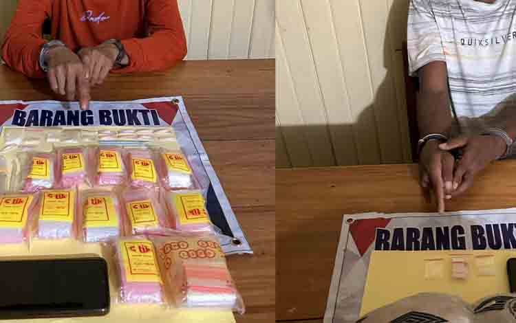 Polisi Amankan 2 Orang Terduga Pelaku Bersama 16 Paket Sabu