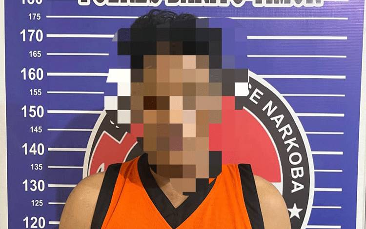 Satresnarkoba Polres Bartim Tangkap Pengedar Sabu di Ampah Kota