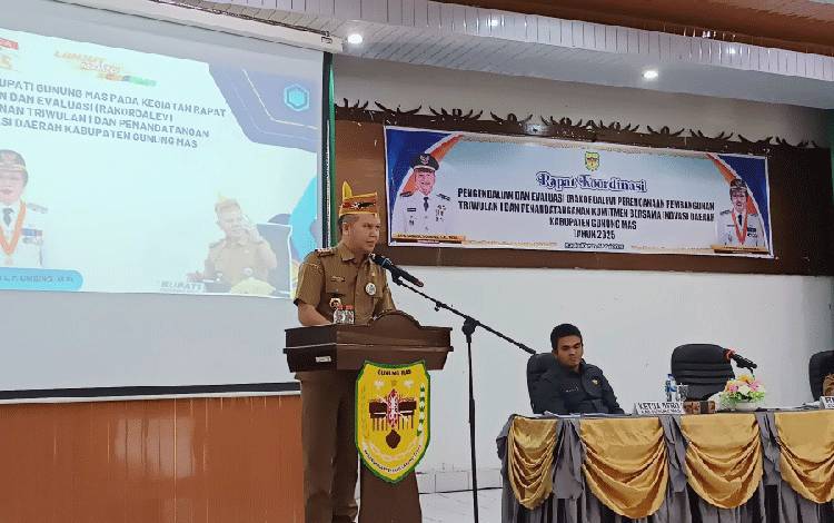 Bupati Gumas Ingatkan Perangkat Daerah Kawal Progres Program 100 Hari Kerja