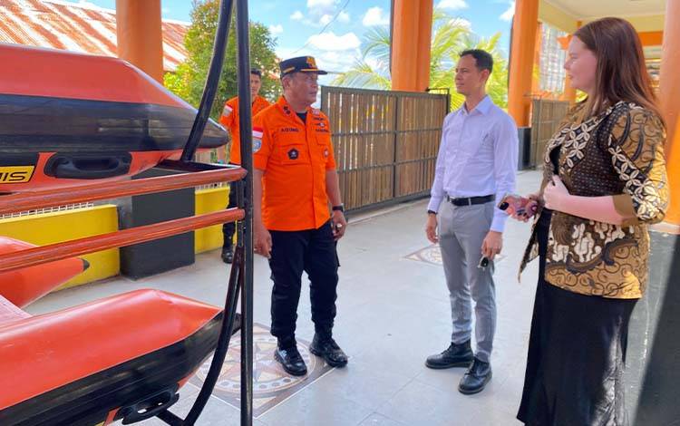 Bahas Penyelamatan dan Penanganan Bencana, Kedutaan Besar Australia Berkunjung ke Pos SAR Pangkalan Bun