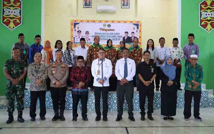 Perwakilan Kantor Pertanahan Gunung Mas Hadiri Pelepasan Jemaah Calon Haji