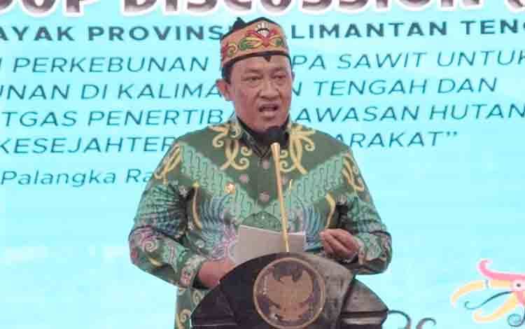 Wagub Kalteng Tekankan Pentingnya Tata Kelola Adil di Kawasan Hutan